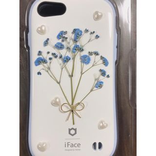 アイフェイス  ケース  ハンドメイド  押し花