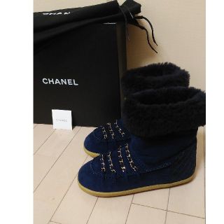 シャネル(CHANEL)の超美品❤シャネル　ムートンブーツ(ブーツ)