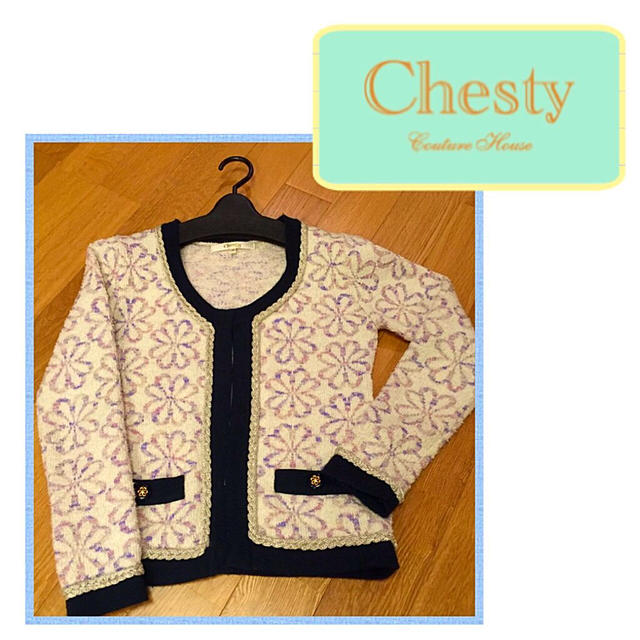 Chesty(チェスティ)のchesty 花柄JKカーディガン♡ レディースのトップス(カーディガン)の商品写真