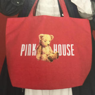 ピンクハウス(PINK HOUSE)ののんのん様専用 PINK HOUSE テディベアトートバッグ(トートバッグ)