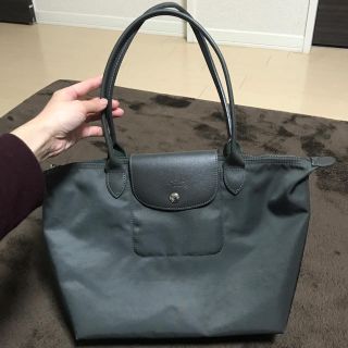 ロンシャン(LONGCHAMP)の【LONGCHAMP】ナイロン×レザーバッグ(トートバッグ)