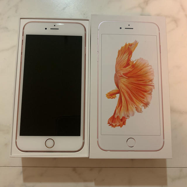 Apple(アップル)のiPhone 6s plus RoseGold  64GB スマホ/家電/カメラのスマートフォン/携帯電話(スマートフォン本体)の商品写真