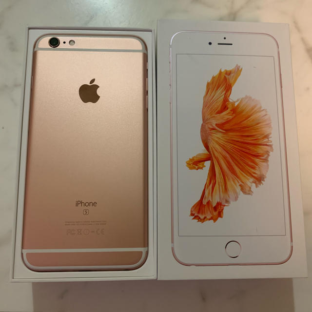 Apple(アップル)のiPhone 6s plus RoseGold  64GB スマホ/家電/カメラのスマートフォン/携帯電話(スマートフォン本体)の商品写真