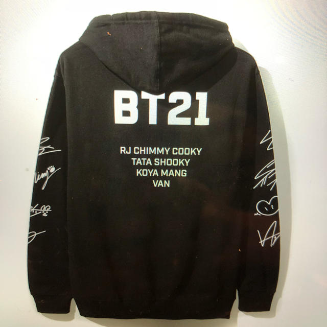 ANTI(アンチ)のBT21 × ASSC コラボ 新品未使用未開封 S size メンズのトップス(パーカー)の商品写真