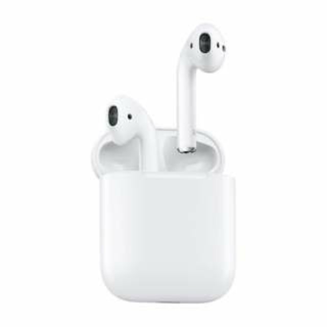 オーディオ機器【送料無料】airpods apple アップル　新品未開封　保証付