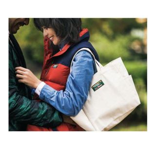 エルエルビーン(L.L.Bean)のLEE リー 1月 付録 L.L.Bean ダブルポケット付きキャンバストート(ファッション)