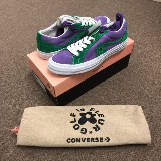 コンバース(CONVERSE)のCONVERSE ONE STAR GOLF OX PURPLE 26.5cm(スニーカー)