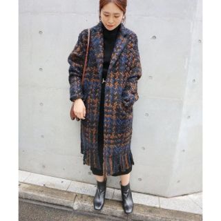 イエナ(IENA)のEmin&Paul  IENA 17AW完売 ツイードコート(ロングコート)