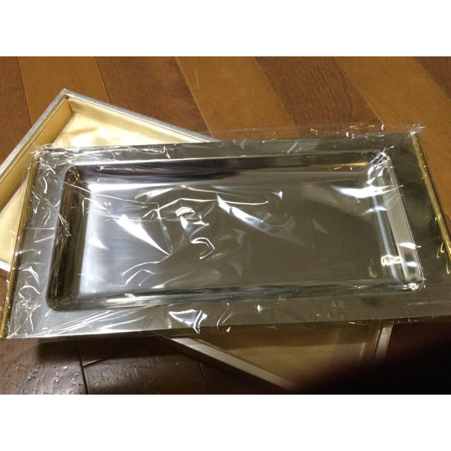 MIKIMOTO(ミキモト)のミキモトのステンレストレイ インテリア/住まい/日用品のインテリア小物(小物入れ)の商品写真