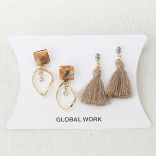 グローバルワーク(GLOBAL WORK)のグローバルワーク♡ツケカエセットピアス(ピアス)