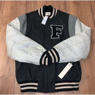 フィアオブゴッド(FEAR OF GOD)のFOG Fear Of God essentials スタジャン 本革(スタジャン)