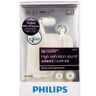 フィリップス(PHILIPS)のPHILIPS SHE9701 イヤホン カナル型 ホワイト(ヘッドフォン/イヤフォン)