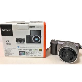 ソニー(SONY)のSONY α5100（ブラウン）パワーズームレンズキット(ミラーレス一眼)