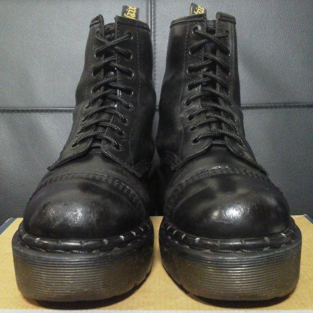 Dr.Martens(ドクターマーチン)の【激レア】Dr.Martens 英国製 クレイジーボム UK5 厚底 8ホール レディースの靴/シューズ(ブーツ)の商品写真