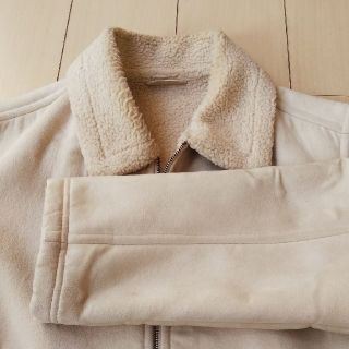 ユニクロ(UNIQLO)のUNIQLO　ムートンフェイクレザージャケット(その他)