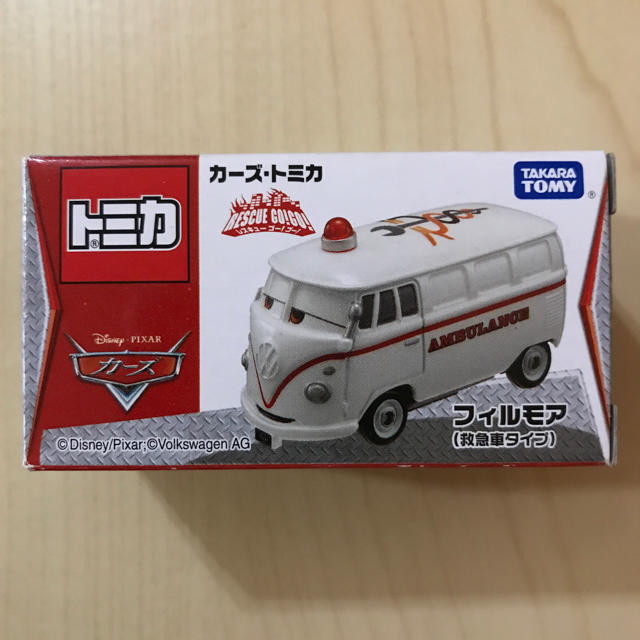 Takara Tomy(タカラトミー)のカーズ トミカ フィルモア 救急車タイプ キッズ/ベビー/マタニティのおもちゃ(知育玩具)の商品写真