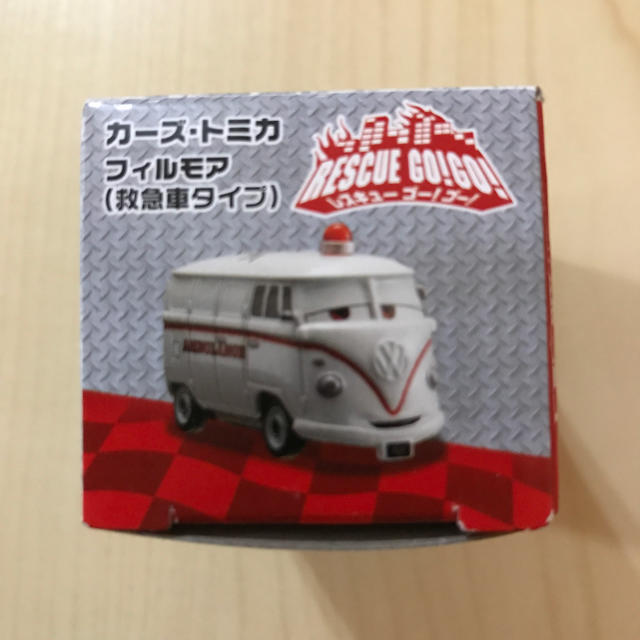 Takara Tomy(タカラトミー)のカーズ トミカ フィルモア 救急車タイプ キッズ/ベビー/マタニティのおもちゃ(知育玩具)の商品写真