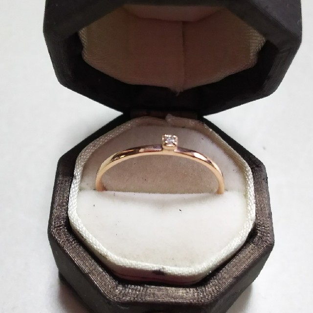 最終値下 キュイキュイ K10 ダイヤリング #7 レディースのアクセサリー(リング(指輪))の商品写真