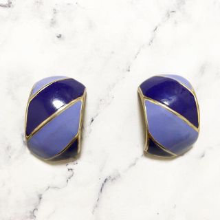 ロキエ(Lochie)のVintage ＊ purple enamel earring(イヤリング)