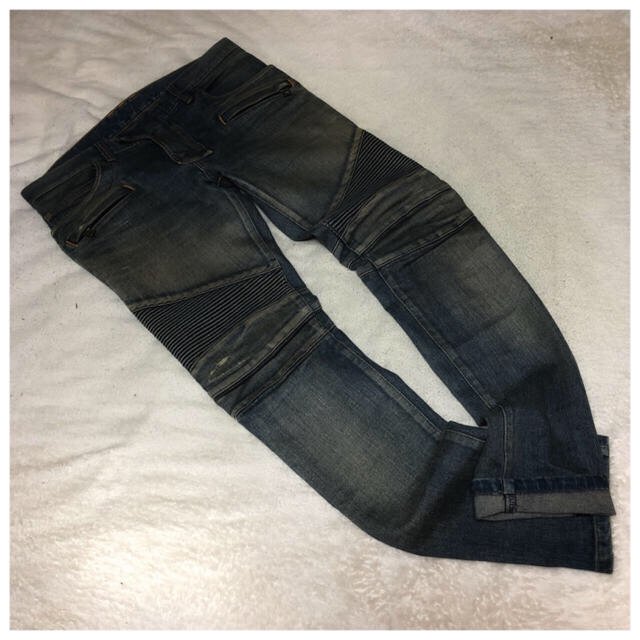 素晴らしい品質 BALMAIN - BALMAIN バルマン バイカーデニム
