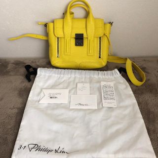 スリーワンフィリップリム(3.1 Phillip Lim)の新品 フィリップリム ミニサッチェル イエロー ショルダー バッグ 斜めがけ(ショルダーバッグ)