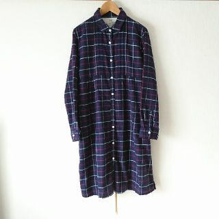 ムジルシリョウヒン(MUJI (無印良品))の無印良品 マタニティワンピース 授乳服 S-M ネイビー(マタニティワンピース)