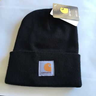 カーハート(carhartt)の送料無料!Carharttカーハート ニットキャップ ブラック 新品【BK12】(ニット帽/ビーニー)