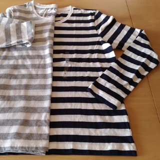 ムジルシリョウヒン(MUJI (無印良品))の無印良品・長袖Tシャツ2枚(Tシャツ(長袖/七分))