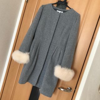 ミッシュマッシュ(MISCH MASCH)の♡美品 ミッシュマッシュ ファー付きコート(ロングコート)