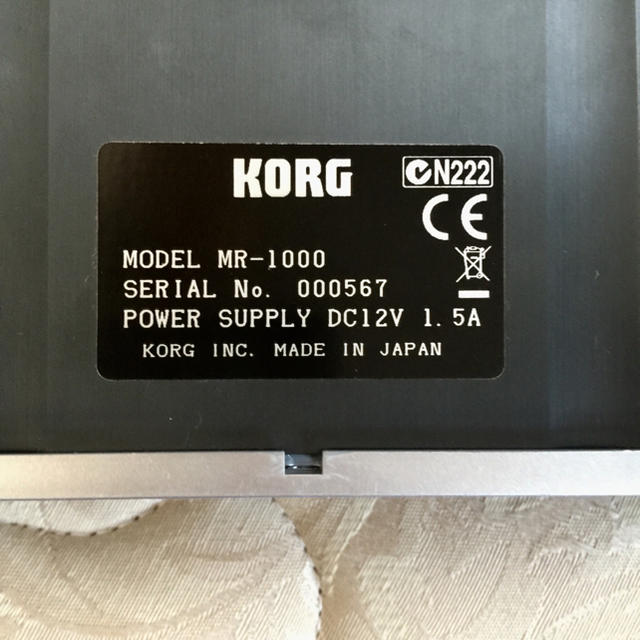 KORG(コルグ)の★値下げしました 完動品 美品 KORG mr-1000 楽器のレコーディング/PA機器(その他)の商品写真