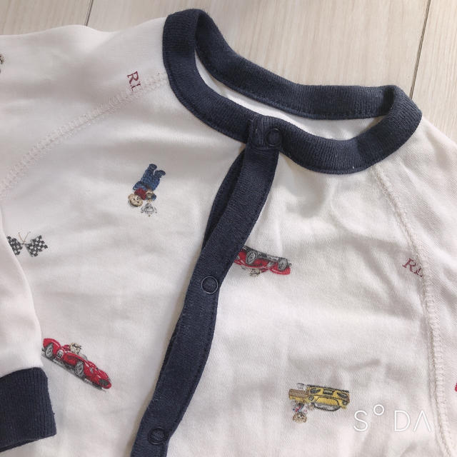 POLO RALPH LAUREN(ポロラルフローレン)の【週末削除】ラルフローレン ロンパース  6M キッズ/ベビー/マタニティのベビー服(~85cm)(ロンパース)の商品写真