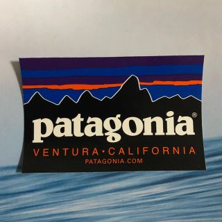 パタゴニア(patagonia)のパタゴニア patagonia 定番 黒字 ステッカー シール 正規品(その他)