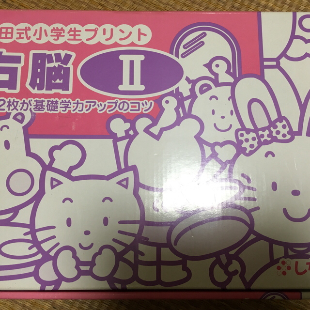 七田式 小学2年生 プリント 右脳