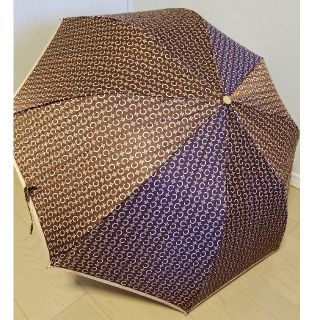 セリーヌ(celine)の美品 セリーヌ 雨傘 折りたたみ傘 マカダム柄 CELINE(傘)