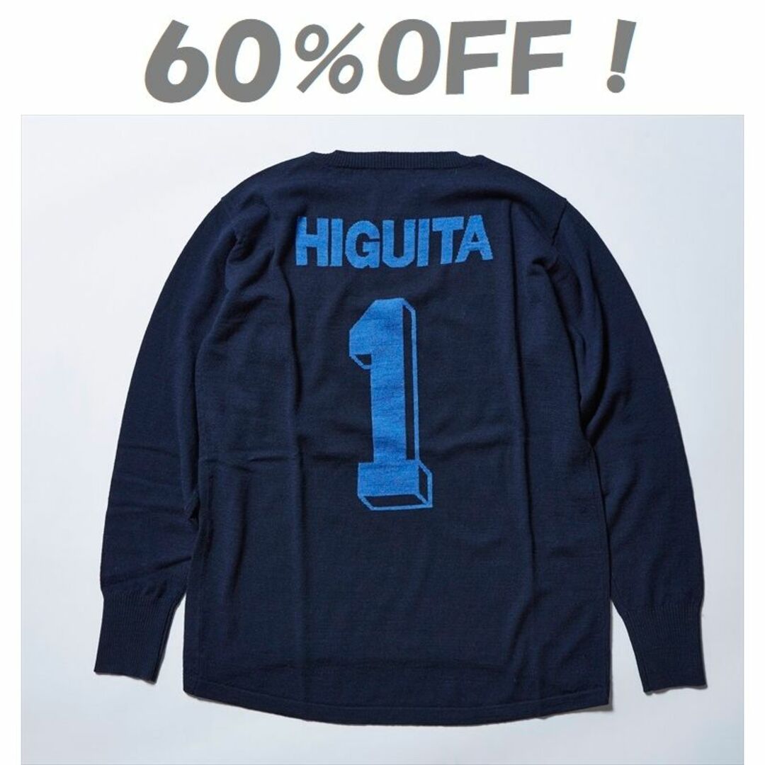 人気ブランドを Higuita Boatneck Sweater(Navy,M) ニット+セーター