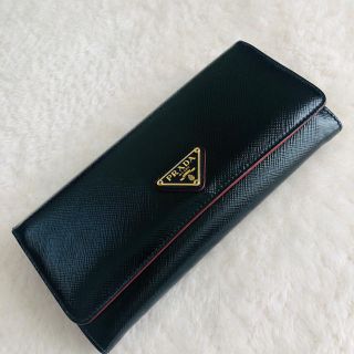 プラダ(PRADA)のPRADAバイカラー長財布(長財布)