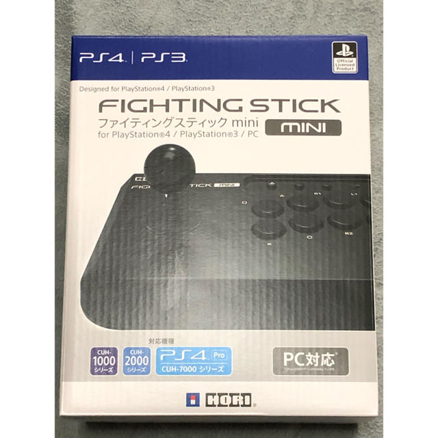 PlayStation4(プレイステーション4)のfighting stick mini（ファイティングスティックミニ） エンタメ/ホビーのゲームソフト/ゲーム機本体(その他)の商品写真
