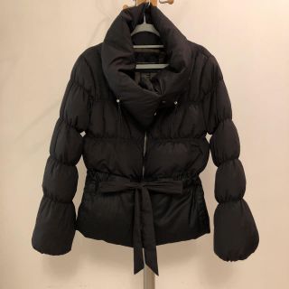 ダブルスタンダードクロージング(DOUBLE STANDARD CLOTHING)の【美品】ダブルスタンダード ダウン ジャケット コート 黒 ブラック M(ダウンジャケット)