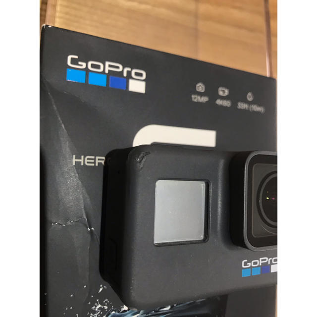 GoPro 完動品 半年使用の通販 by j.caves's shop｜ゴープロならラクマ - GoPro hero6 BLACK 即納最安値