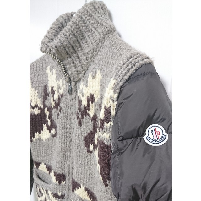 【美品 希少】MONCLER モンクレール カウチン ダウンジャケット