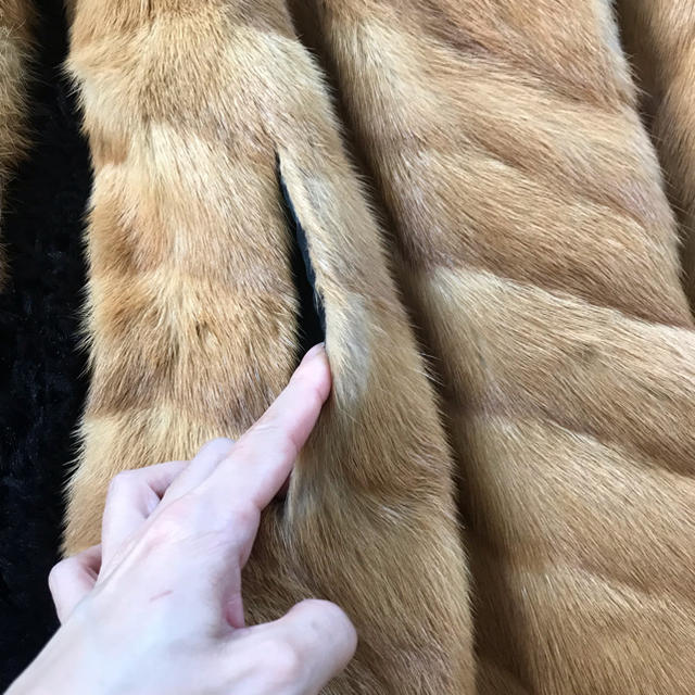 L'Appartement DEUXIEME CLASSE(アパルトモンドゥーズィエムクラス)のミンク 毛皮コート レディースのジャケット/アウター(毛皮/ファーコート)の商品写真