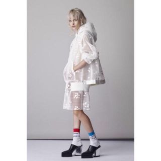 sacai 18/ss ハートメッシュスカート/インナーショートパンツ付