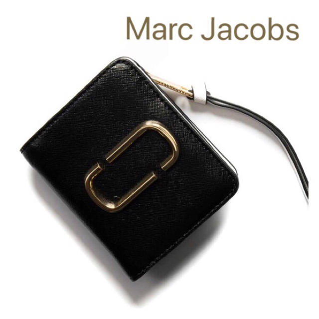 MARC JACOBS 二つ折り財布 ミニ スナップショット-