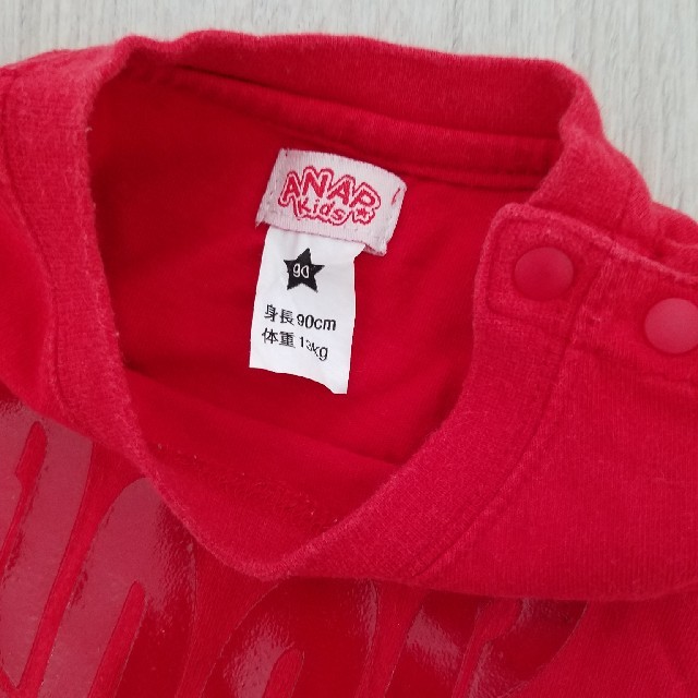 ANAP Kids(アナップキッズ)のANAP 🌼赤Tシャツ キッズ/ベビー/マタニティのキッズ服女の子用(90cm~)(Tシャツ/カットソー)の商品写真