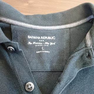 バナナリパブリック(Banana Republic)のバナナ・リパブリックメンズ ポロシャツ Lサイズ(ポロシャツ)