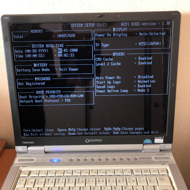 東芝 パソコン dyna book qosmio E10/2K CDTW