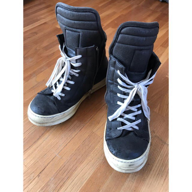 Rick Owens(リックオウエンス)の正規品リックオウエンス初期型ジオバスケットスニーカー メンズの靴/シューズ(スニーカー)の商品写真