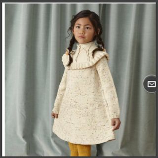 キャラメルベビー&チャイルド(Caramel baby&child )のmisha and puff 17AW ラッフルチュニックドレス 3-4y(ニット)