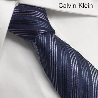 Calvin Klein - 【高級シルク クール】 カルバンクライン ネクタイ