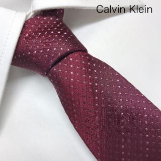 カルバンクライン(Calvin Klein)の【期間限定 人気ブランド お洒落】 カルバンクライン ネクタイ 高級シルク(ネクタイ)